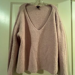 Victorias Secret Sherpa lavender long sleeve sweater